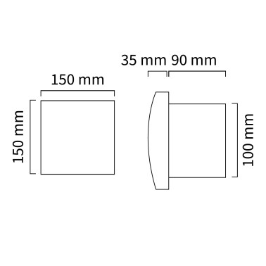 ATMOSS SILENT 3 Extractor Blanco Ø100mm