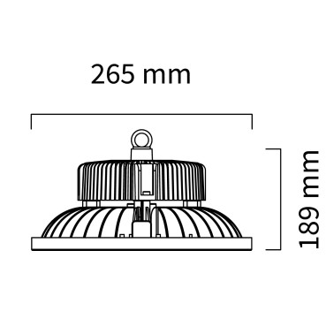 ATMOSS UFO SAMSUNG Campana Led Regulable 200W 5000K