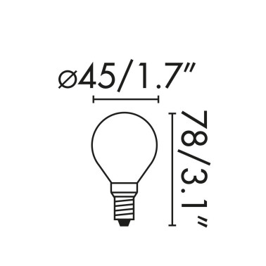 Pack de bombillas E14 4W 2700K