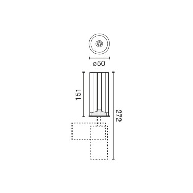 FARO FOST PULLDOWN Blanco 12° 2700K CRI90