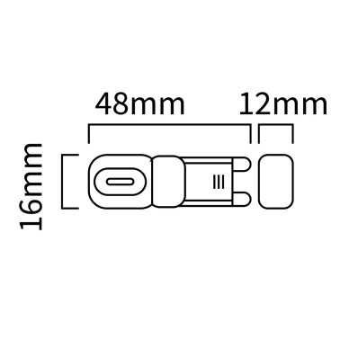 ATMOSS Bombilla G9 Mini 3200K