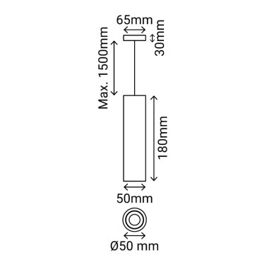 SULION KIRA Colgante Blanco CCT 36º