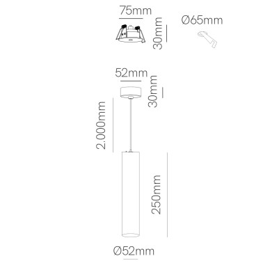 BENEITO FAURE Atmos Swich Colgante Madera 25cm