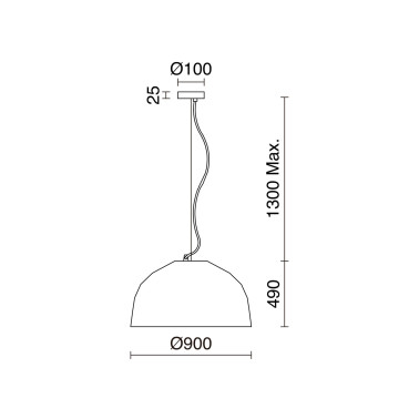 Exo lighting Moln XL Suspensión Blanco