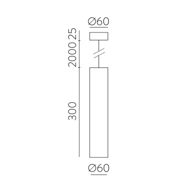 ACB PIPE Colgante Blanco