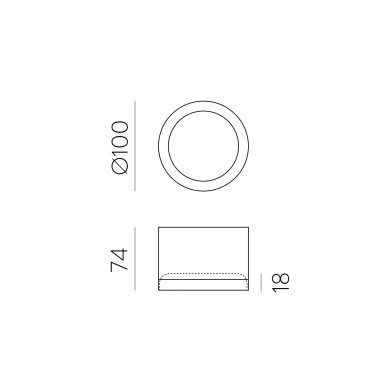 ACB TECH 100 Plafón Blanco CCT
