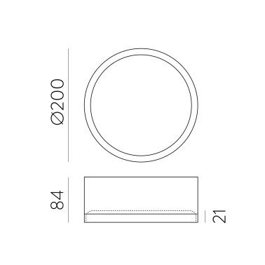 ACB TECH 200 Plafón Blanco