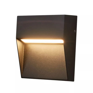 LIGHTED STEP Square Aplique Negro