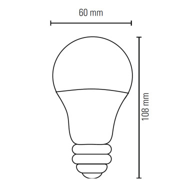 LIGHTED Bombilla Estándar de Filamento Regulable