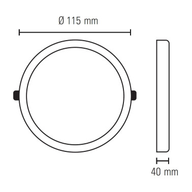 LIGHTED MIRÓ Downlight 10W 4000K