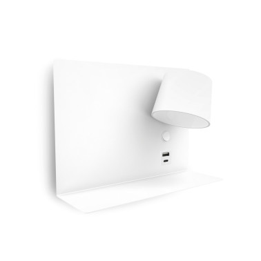 EXO LIGHTING Aplique lector Serene USB Left blanco