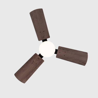 FABRILAMP PORTICO 91,4CM Ventilador Negro