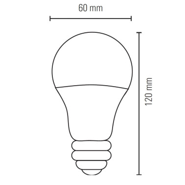 LIGHTED Bombilla Estándar E27 11W 4000K