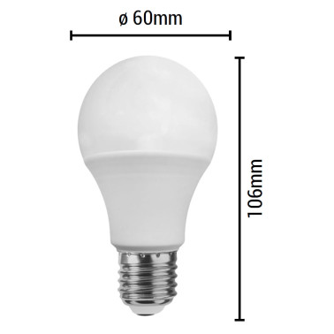 LIGHTED ESSENTIAL Bombilla Estándar 9W 5000K