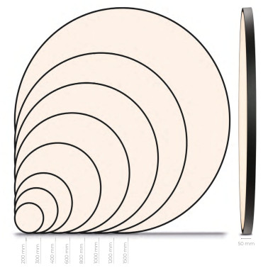 ACB LONDON 1500 Plafón Negro CCT