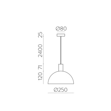 ACB TIGA 250 Colgante Negro