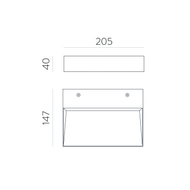 ACB BRICK 205 Aplique Blanco