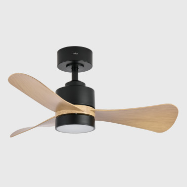 FABRILAMP ZEPELIN 91CM Ventilador Negro/Haya