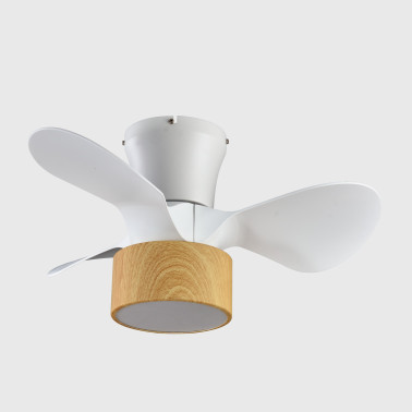 FABRILAMP KOS 60CM Ventilador Blanco/Haya