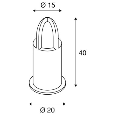 SLV RUSTY CONE 40 Baliza Óxido