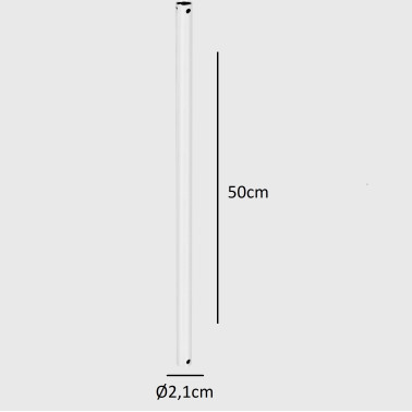 FABRILAMP TIJA 50x2,1CM Blanco