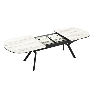 SCHULLER ANTEA Mesa Comedor Extensible Blanco