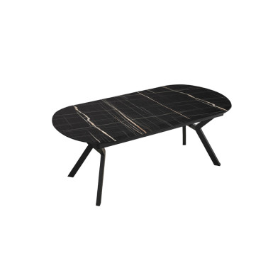 SCHULLER ANTEA Mesa Comedor Extensible Negro