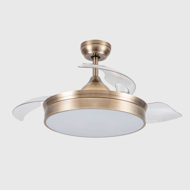 FABRILAMP CALA 109CM Ventilador de Techo Cuero