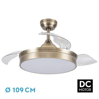 FABRILAMP CALA 109CM Ventilador de Techo Cuero