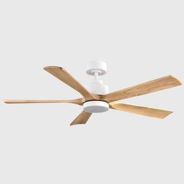 FABRILAMP CAIRO 132CM Ventilador Blanco-Haya