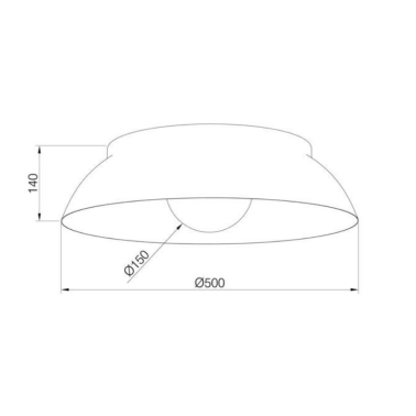 PUJOL NATURAL 03 APLIQUE Ø50