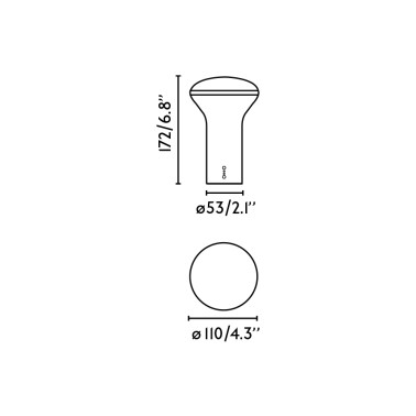 FARO BUDDY Lámpara Portátil Gris