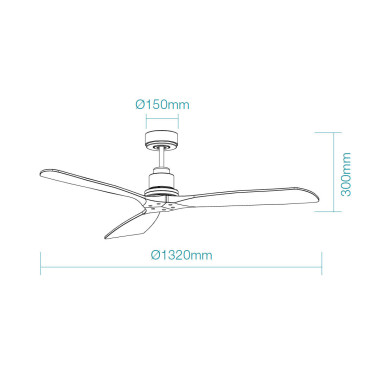 MARTEC MÓNICA DC Ventilador Blanco