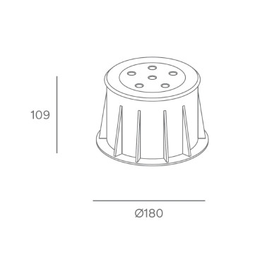 FORLIGHT RINGO 180 Foco Empotrable LED