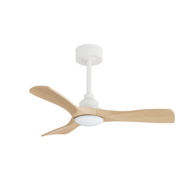 SULION CARLA S Ventilador Blanco-Madera