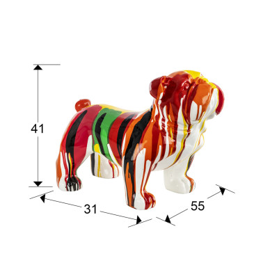 SCHULLER OTTO Figura Bulldog Colores