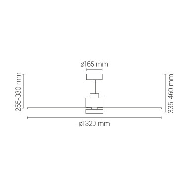 SULION ROBB Ventilador de Techo Blanco