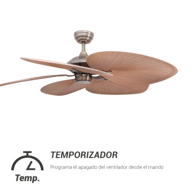 SULION LOLA Ventilador Latón Envejecido