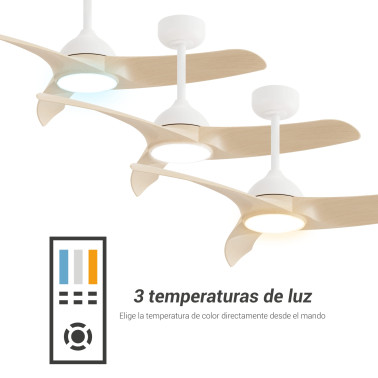 SULION DIEHL M Ventilador Blanco-Madera