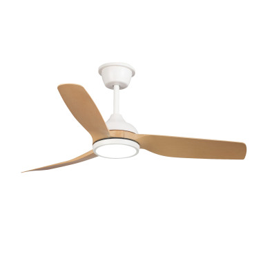 SULION DANA Ventilador Blanco-Madera IP66