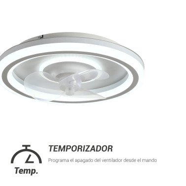 SULION ALAN Plafón Ventilador Blanco