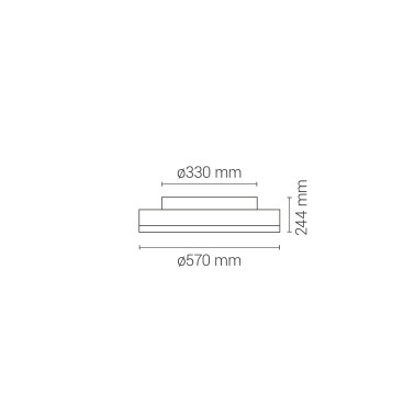 SULION DAYA Plafón Ventilador Rotativo