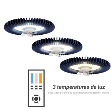 SULION FONO SH Plafón Ventilador Azul