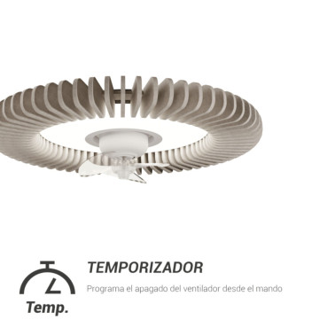 SULION FONO SH Plafón Ventilador Beige