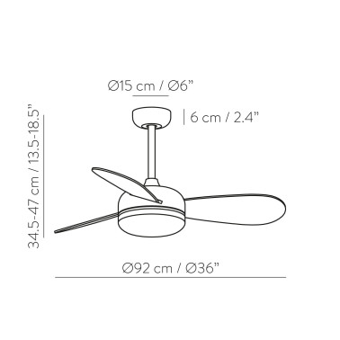 ACB BISE Ventilador Blanco-Haya