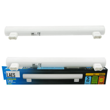 LAES Linestra LED 5W 5000K L300 2 casquillos