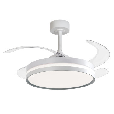 LIGHTED SERPIS Ventilador Blanco