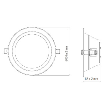 LIGHTED Downlight Multipotencia 15/20W 3CCT