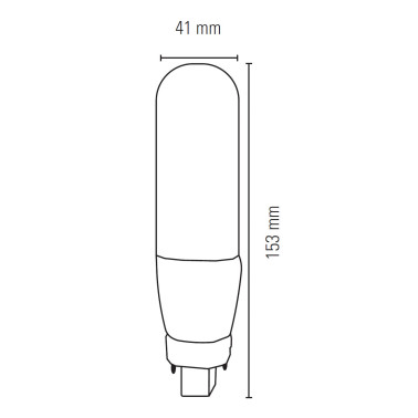 LIGHTED BOMBILLA LED PL-C 10W 4000K G24D