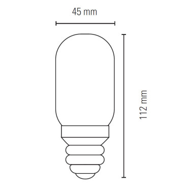 LIGHTED Bombilla Deco Classic T45 E27 4W 2000K